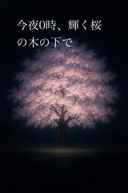 今夜0時、輝く桜の木の下で