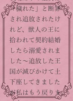 戦場帰りの聖女は「穢れた」と断罪され追放されたけれど、獣人の王に拾われて契約結婚したら溺愛されました～追放した王国が滅びかけて土下座してきましたが私はもう戻りません～
