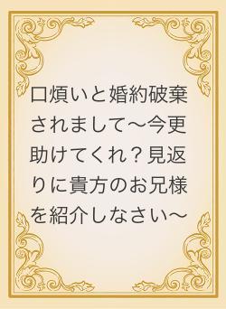 口煩いと婚約破棄されまして～今更助けてくれ？見返りに貴方のお兄様を紹介しなさい～