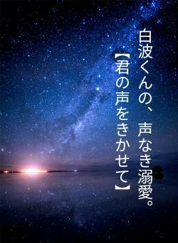 白波くんの、声なき溺愛。【君の声をきかせて】