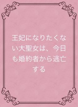 王妃になりたくない大聖女は、今日も婚約者から逃亡する