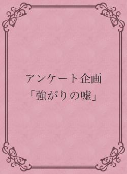 アンケート企画「強がりの嘘」