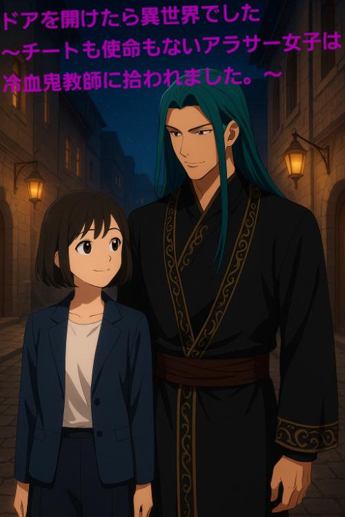 ドアを開けたら異世界でした~チートも使命もないアラサー女子は冷血鬼教師に拾われました。~
