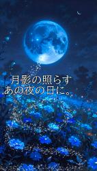 月影が照らす夜の日に。