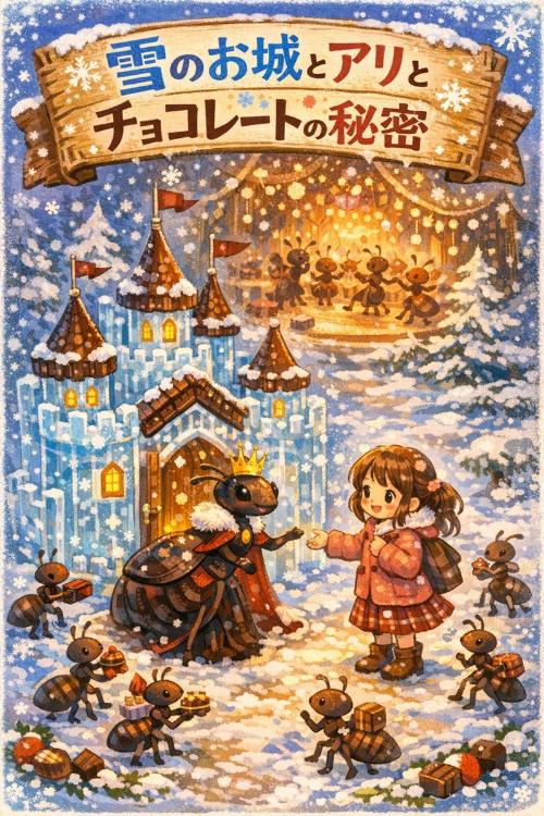 雪のお城とアリとチョコレートの秘密
