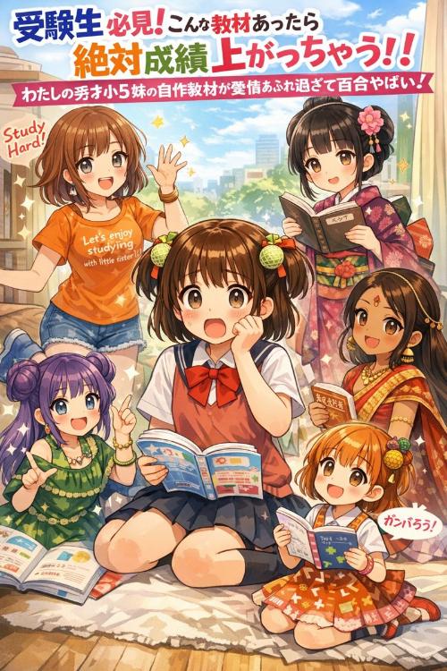 受験生必見！　こんな教材あったら絶対成績上がっちゃう！　わたしの秀才小５妹の自作教材が愛情あふれ過ぎて百合やばい