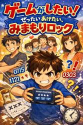ゲームがしたい！ ぜったいあけたい、おとうさんのみまもりロック