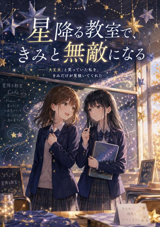星降る教室で、きみと無敵になる――「大丈夫」と笑っていた私を、きみだけが見抜いてくれた