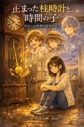 止まった柱時計と、時間の子―わたしは時間と話せる―