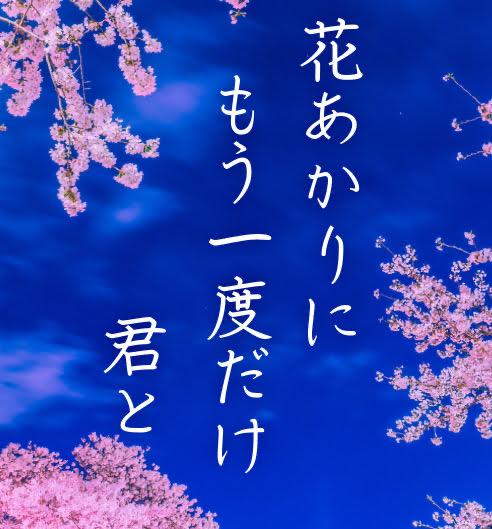花あかりに もう一度だけ君と