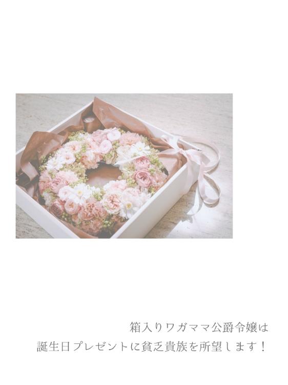 箱入りワガママ公爵令嬢は誕生日プレゼントに貧乏貴族を所望します