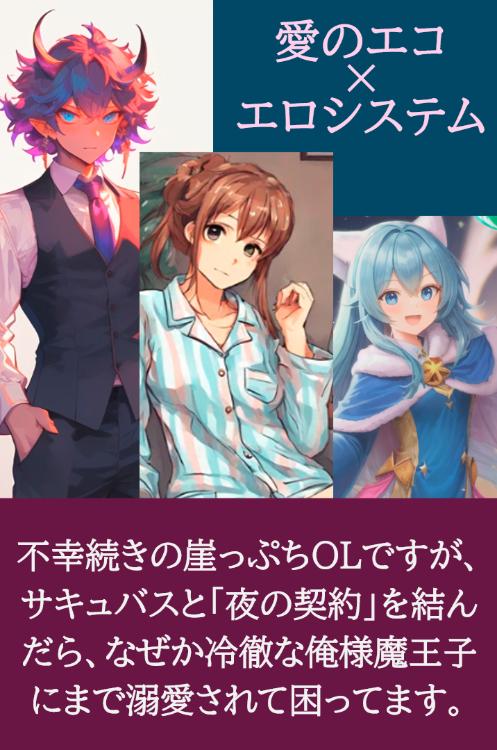 ～愛のエコ×エロシステム～ 不幸続きの崖っぷちOLですが、サキュバスと「夜の契約」を結んだら、なぜか冷徹な俺様魔王子にまで溺愛されて困ってます。