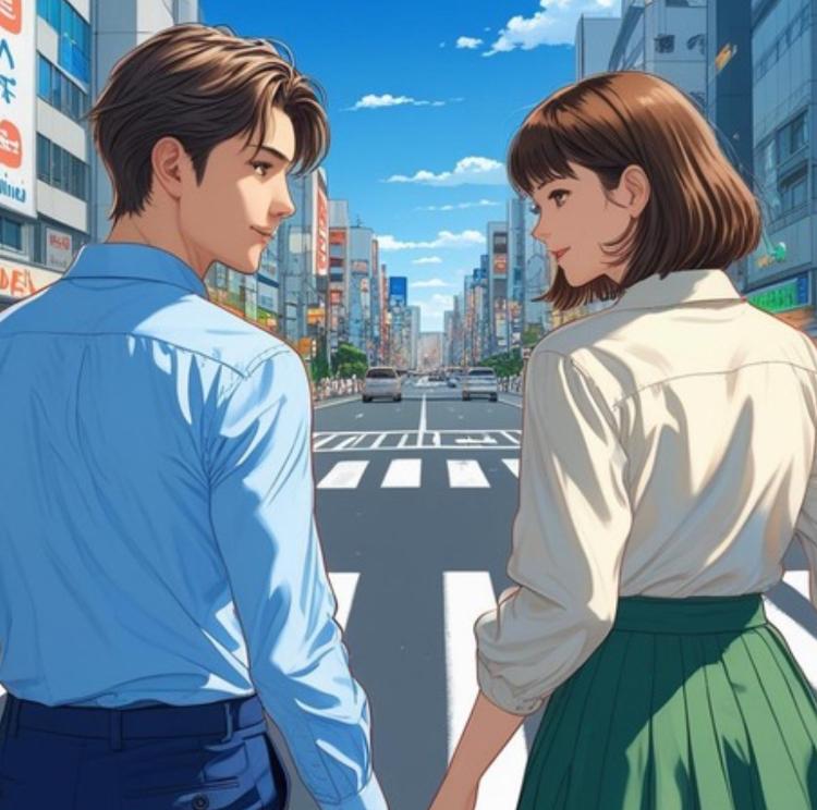 2030→2024　渋谷スクランブル交差点で二人が出会うまでの物語