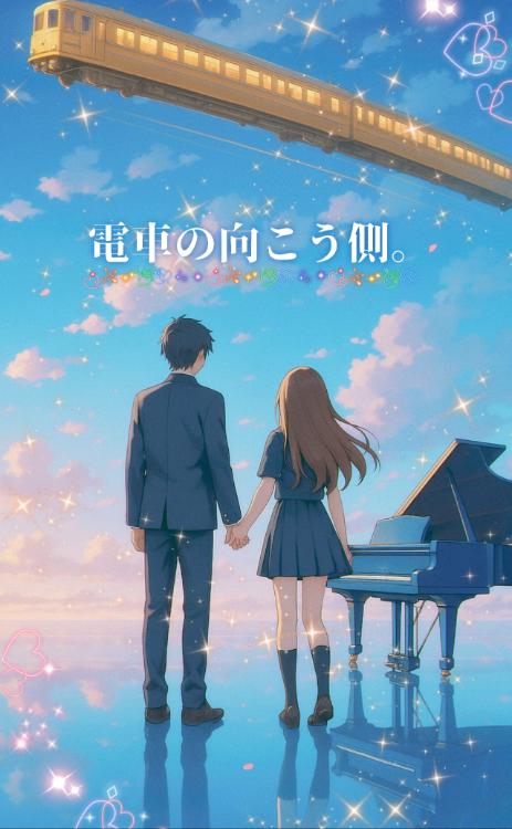 電車の向こう側。