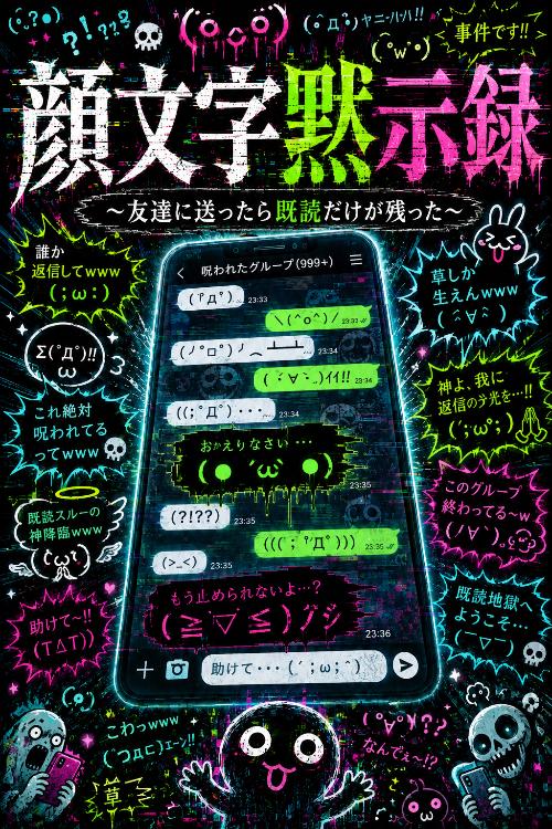 顔文字黙示録　〜友達に送ったら既読だけが残った〜