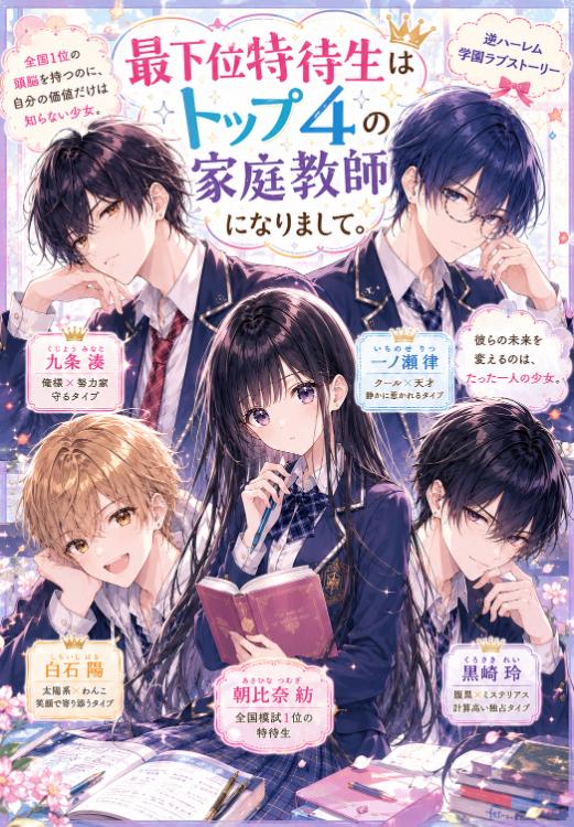 最下位特待生は、学園トップ4の家庭教師になりました