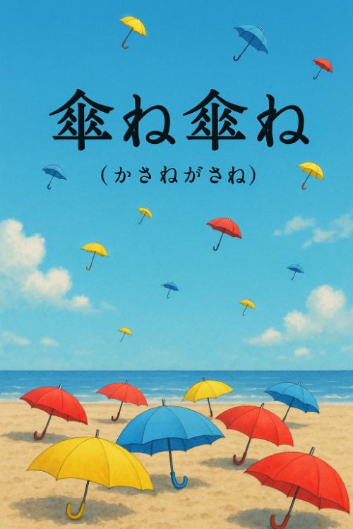 ◽️プチストーリー【傘ね傘ね（かさねがさね）】（作品No_15）140文字