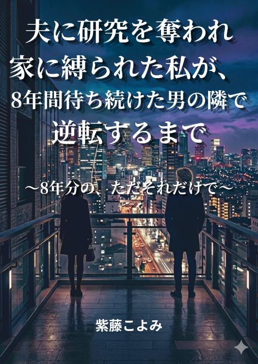 夫に研究を奪われ家に縛られた私が、8年間待ち続けた男の隣で逆転するまで ～8年分の、ただそれだけで～