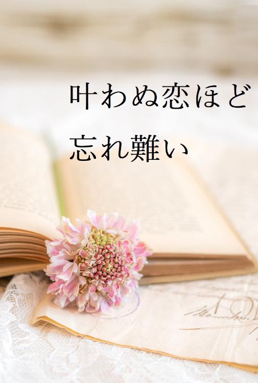 叶わぬ恋ほど忘れ難い