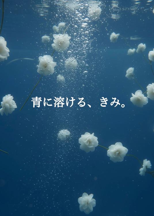 青に溶ける、きみ。