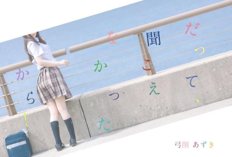 だって、聞こえなかったから！